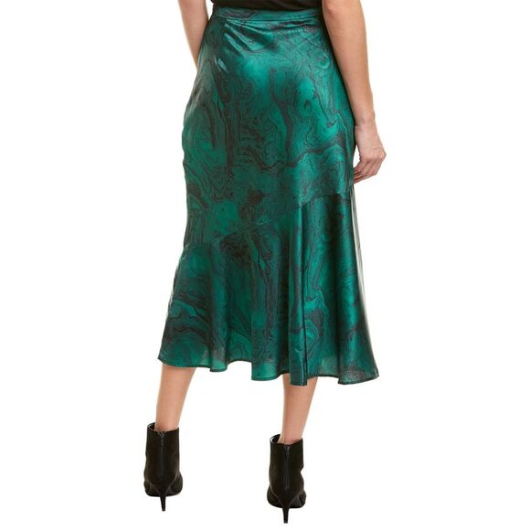 Hutch Womens  Midi Skirt, Green - Picture 2 of 3